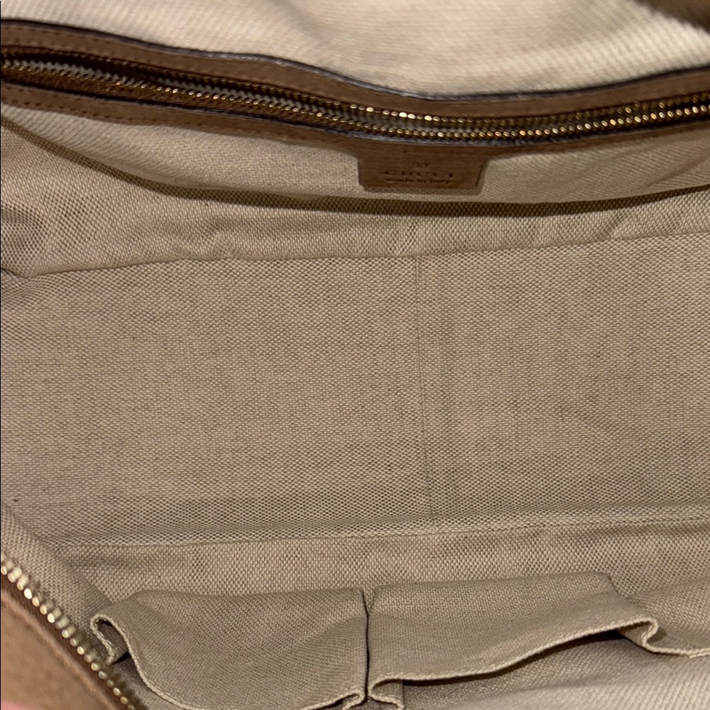 Gucci Tan SoHo Suede Shoulder Bag with Chain Straps & Dust Bag - Picture 7 of 12